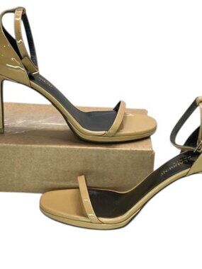 NEW STUART WEITZMAN Women’s Jane Sandal Heels Size 6W High Heel Nude Beige